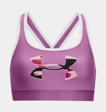 UA Girls Crossback Graphic Bra